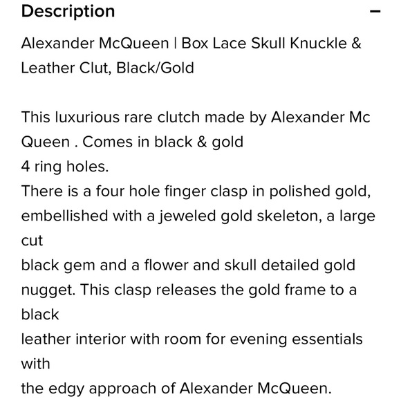 Alexander McQueen Skull Leather Clutch - Picture 12 of 12